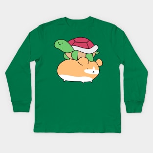 Turtle and Hamster Kids Long Sleeve T-Shirt